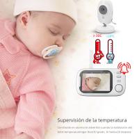 Monitor De Bebé Inalámbrico Cdycam 3.5 Pulgadas Con Lullabies Visión Nocturna Automática Intercomunicador De Dos Maneras Monitoreo De Temperatura Babysitter - details 6
