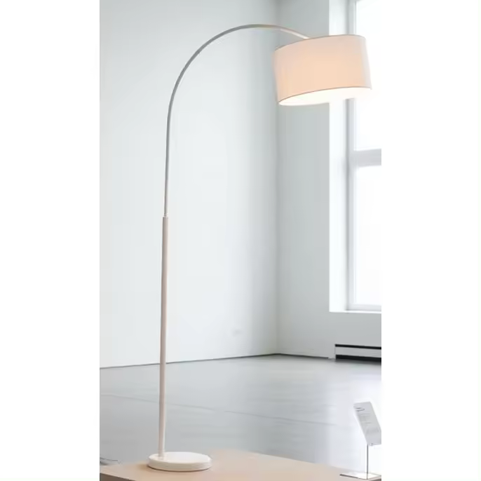 BEL AIR HOME - Lámpara Pie CAPRI 1XE27 (Altura Regulable) - Iluminación Versátil y Elegante para Salón o Dormitorio - 1