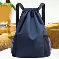 Mochila Deportiva Con Cordón Grande Para Hombres Y Mujeres Bolsa De Viaje Deporte Fitness Gimnasio Playa Básquetbol - details 2