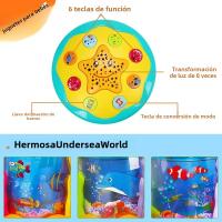 Juguetes Educativos Sensoriales Para Bebés 1-3 Años Proyector De Luz Mar Musicial Montessori Regalos Para Niños - details 3