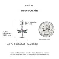 Encantos De Animal Colección Plata Francés Bulldog Gato Mariposa Ladybug Para Pulseras Originales Joyería Hechas a Medida - details 32