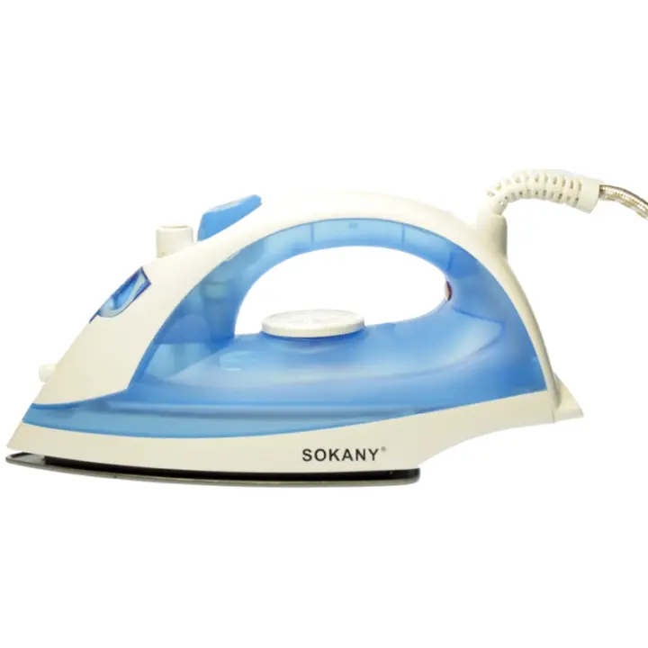 Sokany Hj-8002 Plancha Vapor 1600w Color Blanco / Azul - 1