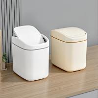 Mini Papelera De Escritorio Con Tapa Creativa Y Divertida Pequeña Caja De Basura Para Mesa De Trabajo Dormitorio Sala De Estar Coche - details 7