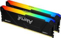 Kingston Fury Beast RGB 32GB 3200MT/s DDR4 CL16 DIMM (Kit de 2) PC Memoria para PCs Ordenadores de Sobremesa - KF432C16BB12AK2/32 - details 0