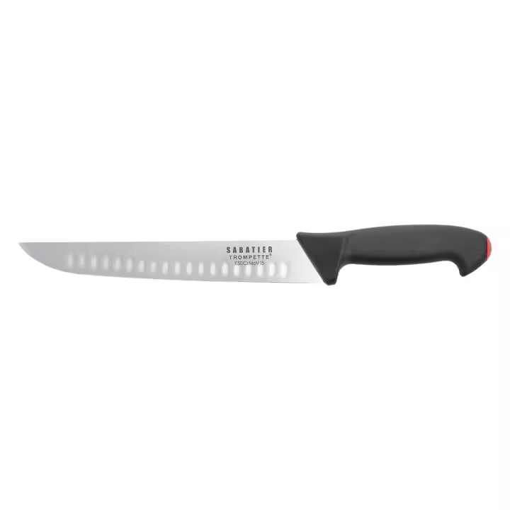 SABATIER PRO TECH Cuchillo Carnicero Con Agujero 25CM Acero Mate Asas o mango baquelita soft touch Acero Mov - 1