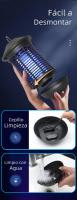 Lampara Asesina De Mosquitos Con Luz UV 6W/18W Control Remoto Trampa Eléctrica Para Insectos 365nm Zapador De Pulgas Luz De Mosquitos - details 5