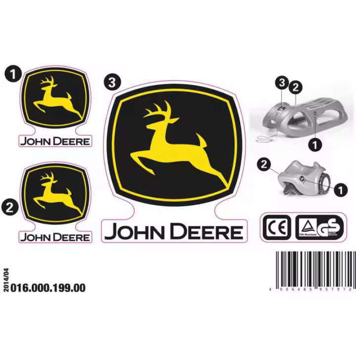 Pegatina John Deere - 1