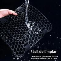 Almohadilla De Silla De Motocicleta Honeycomb Gel Con Telas De Malla 3D Absorbedor De Choque Alivio De Presión Transpirable - details 12