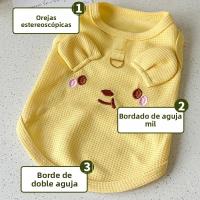 Chaleco Para Mascotas De Punto De Tela Suave Y Cómodo Transpirable Con Hebilla De Adhesión Para Perros Y Gatos Adecuado Para Primavera/Verano - details 6
