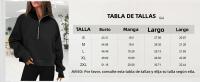 Nueva Sudadera De Mujer Con Capucha Cuello Erguido Otoño Invierno Color Sólido Fleece Manga Larga Bolsillos Cierre Media Pullover Suave - details 90