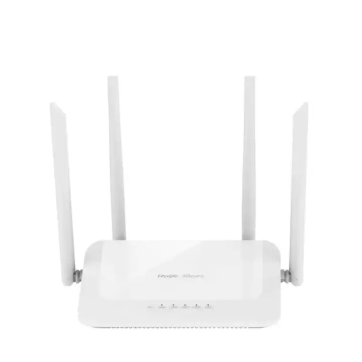 Ruijie - Router RG-EW1200 WiFi 5 doble banda (2,4 GHz y 5 GHz) con 4 antenas de 5 dBi, 1 puerto WAN y 3 LAN 10/100 Mbps, compatible con VPN e IPv6 - 1