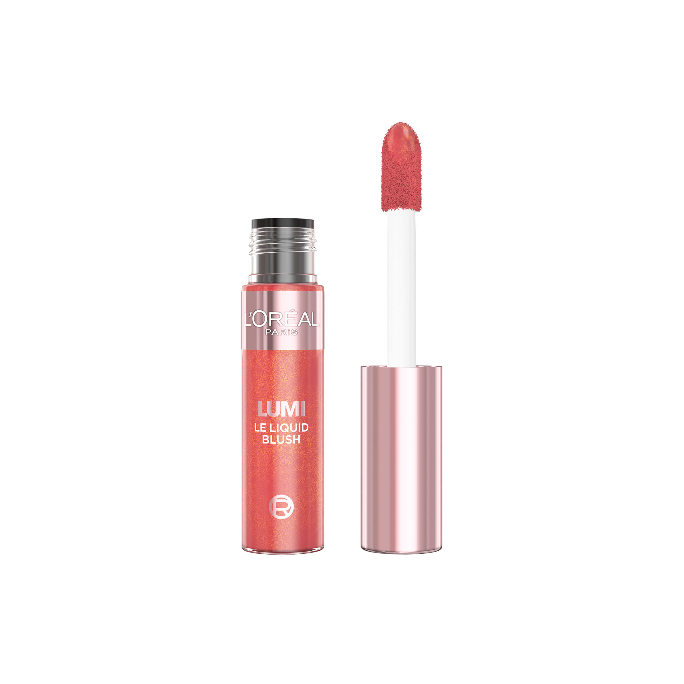 L'Oréal Paris | Lumi Glotion Le Liquid Blush Colorete líquido de alta pigmentación, color radiante y luminoso10ml