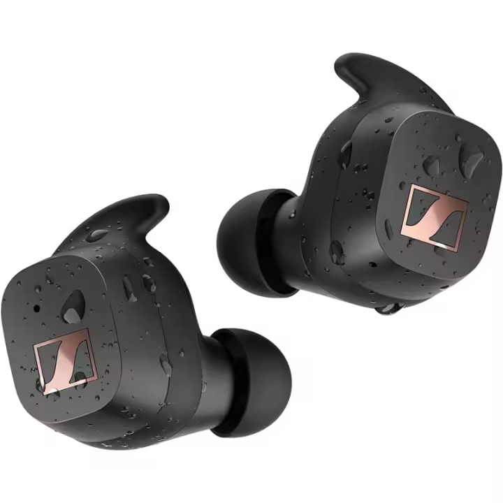 Sennheiser SPORT True Wireless Táctil IP54 7 mm Negro - Auriculares inalámbricos - 1