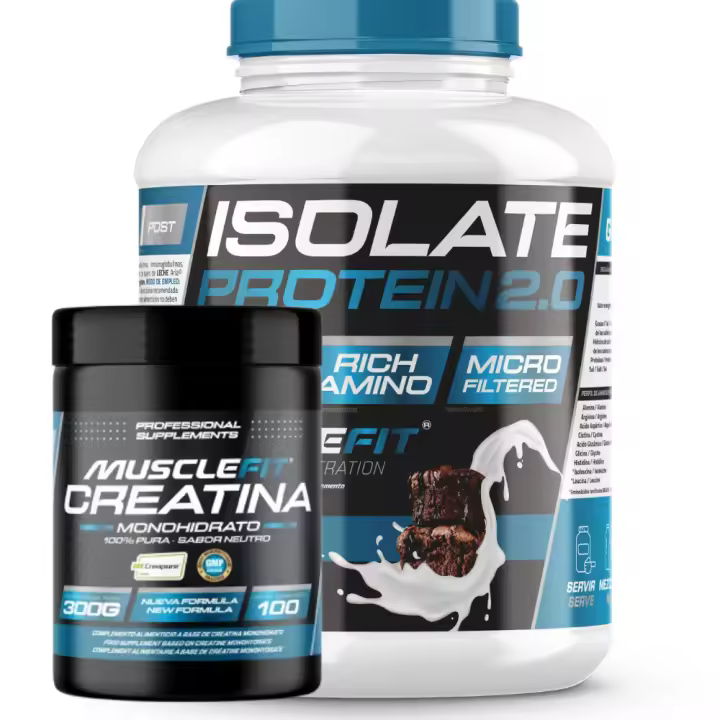 Pack Isolate 2kg + Creapure 300g - MuscleFit│MUSCLECULT│ - 1