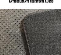 Enerfero-Juego Alfombrillas para Coche,Universales Alfombra de Moqueta para Vehículo, Antideslizantes 4 Piezas,color negro - details 0