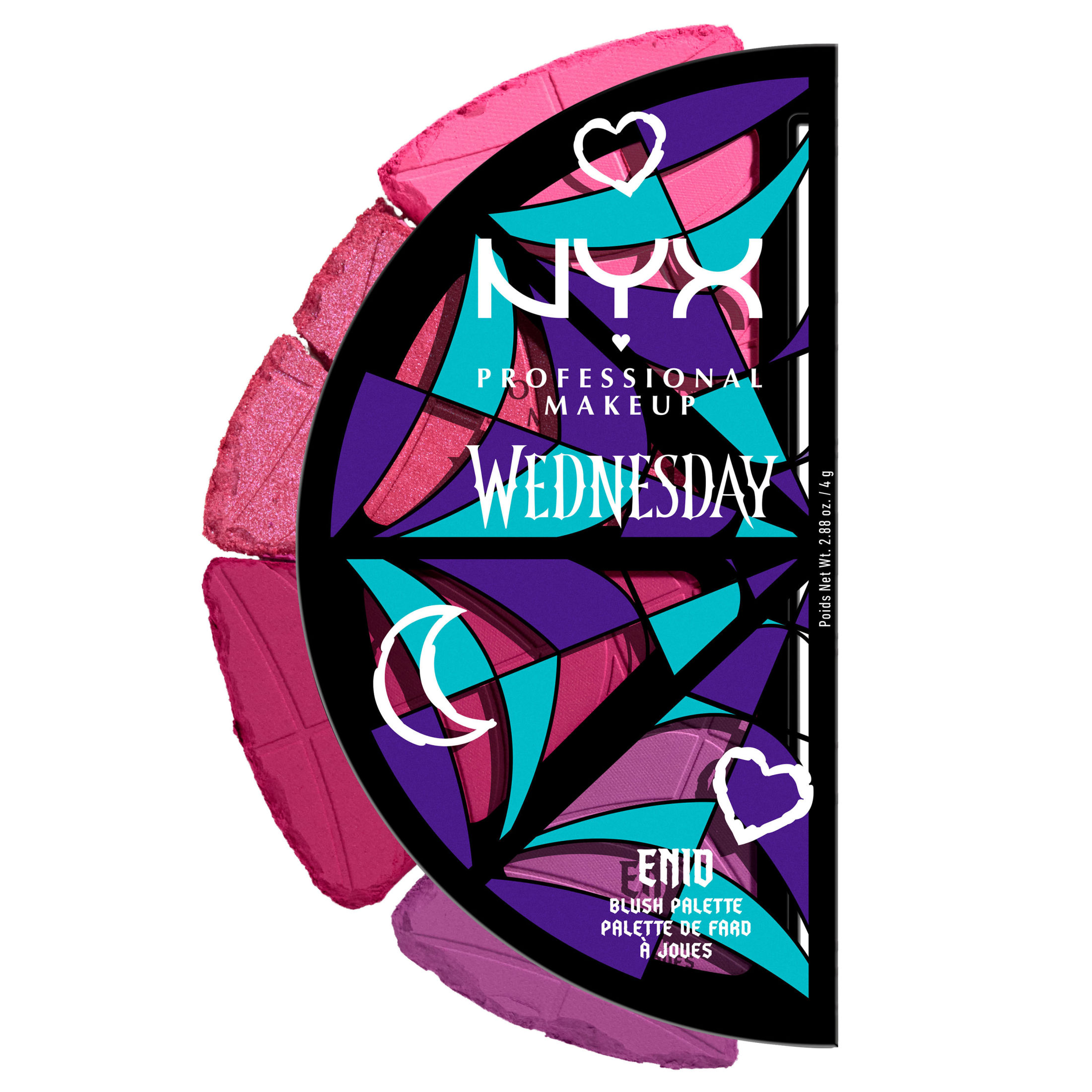 NYX Professional Makeup | Paleta de coloretes colección Wednesday