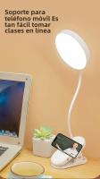 Lámpara De Mesa LED Recargable USB Con Abrazadera Plegable Luz Nocturna Táctil De 3 Modos Con Protección Ocular Para Estudio - details 3