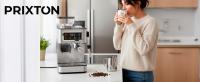 PRIXTON Cafetera Espresso Napoli con Molinillo Integrado 22 Niveles, 20 Bares, 1350W, Filtro de Doble Salida, Vaporizador ajustable, Compatible con Café en Grano, Molido y Cápsulas - details 0