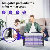 Lámpara Repelente De Mosquitos Y Volátiles Comercial Con Fotocatalista UV UVA Luz LED Silenciosa Para Habitación Y Hogar - details 6