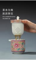 Juego De Té Portátil De Lujo Para Viajes 4 Piezas Incluye Taza De Té Y Tazas Para Invitados Kung Fu Teapot Set Para Exteriores - details 10