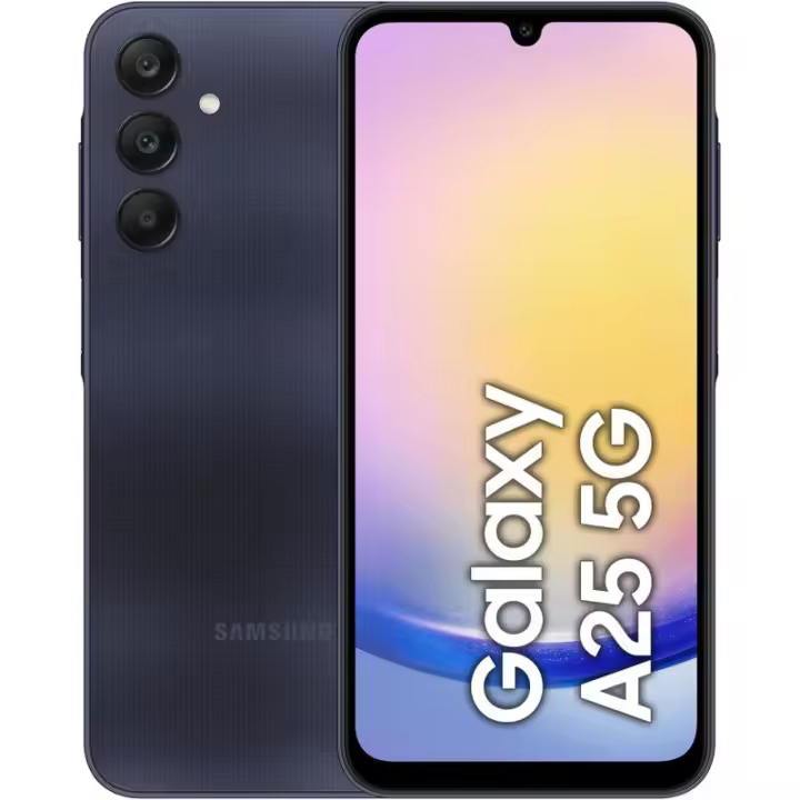 Samsung Galaxy A25 5G 256GB - Pantalla Super AMOLED 120Hz - Exynos 1280 - Cámara 50MP OIS - Batería 5000mah - 1