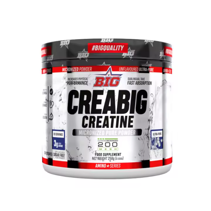 BIG Creatina Creapure Monohidrato de alta biodisponibilidad 250gr Ultra-Pure - 1