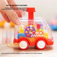 Coche De Inercia Transparente Para Juguete Interactivo Entre Padres E Hijos Sin Batería Coche De Carril De Plástico Para Niños Adecuado Para Edades 4-12+ - details 8