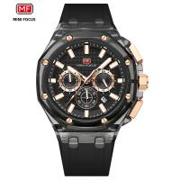 Reloj De Pulsera Para Hombre MINI FOCUS Ultra-ligero Con Caja Octagonal Transparente Multifuncional Resistente Al Agua Y Al Shock Estilo Deportivo - details 6
