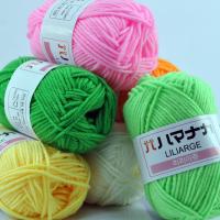 Juego De 5 Piezas De Hilo De Lana De Algodón Suave En Color Multicolor Para Tejer Manualmente Bufanda Suéter Gorro Muñeco Y Artesanía DIY - details 4
