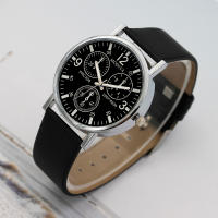Reloj De Cuarzo Para Hombre Con Vidrio Azul Y Correa De Cuero Reloj Casual Y Moda Diametro De La Fuente 38mm Material De La Caja De Aluminio - details 10