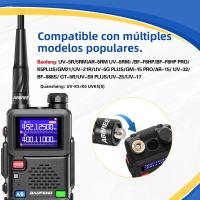 Antena De Banda Dual VHF/UHF ABBREE AR-881 SMA-Femenina Para Baofeng UV-21 UV-5RH UV-28 UV-32 DM-32 Quansheng TK11 UV-K5 Walkie Talkie - details 3
