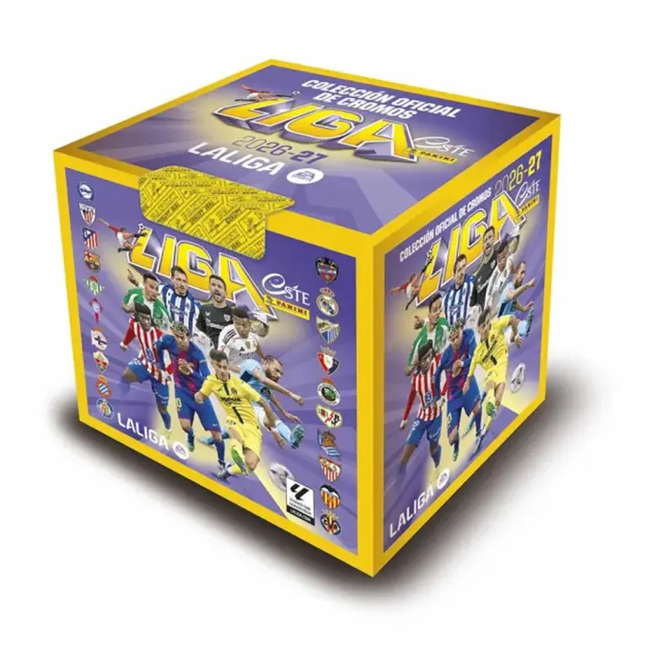 Liga Este 2026/27 - Caja 50 sobres - Colección Oficial Panini - 400 pegatinas - caja sellada - 1
