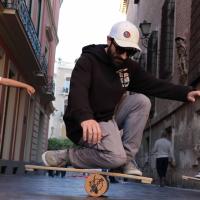 IBOARDS Sunset – Balance Board surf, madera PEFC, rodillo de corcho, estabilidad - details 1