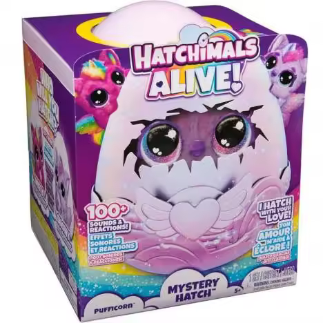 Hatchimals Alive Secret Hatch Pufficorn - 1