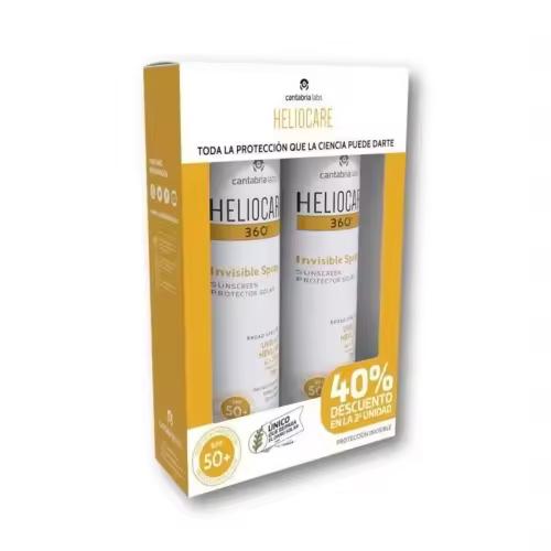 Heliocare 360º Invisible Spray SPF50+ 2x200 ml - 1