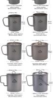 Widesea Taza De Camping De Titanio Para Acampar Y Picnic Utensilios De Cocina Al Aire Libre Equipamiento De Cocina Para Viajes Y Senderismo - details 2