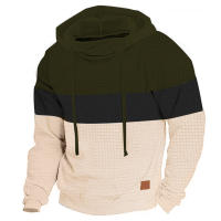Sudadera De Capucha Para Hombre Deportiva Casual De Calle Con Dibujo Caliente Abrigo De Invierno Sudadera De Polyester De Manga Larga Cierre De Cordón - details 7