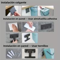 Bandeja Ecológica Silenciosa Y Espaciosa Para Cocina Y Oficina 3/5L Cierre Suave Sin Electricidad Necesaria Material Plástico Rectangular - details 6