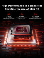 FIREBAT MINI PC F1 P AMD Ryzen 7 H255 DDR5 16GB 24G 512GB 1TB SSD Windows 11 Pro Miniordenador de Escritorio USB 4.0 Wi-Fi 6 BT 5.2 - details 2