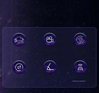 Proyector De Estrellas LED Astronauta Para Decoración De Habitación Luz Nocturna Galaxia Regalo Para Niños Lámpara Del Cielo Estrellado - details 1