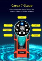 Cargador De Batería De Coche Automático Inteligente 12A Gran Potencia 12V 24V Desulfatador De Batería Para Coche Camión - details 4