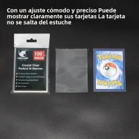 Funda De Tarjeta Premium Tamaño Estándar Clara Compatible Con MTG Para Dobles Fundas Ideal Para Juegos De Mesa Y Cartas - details 4