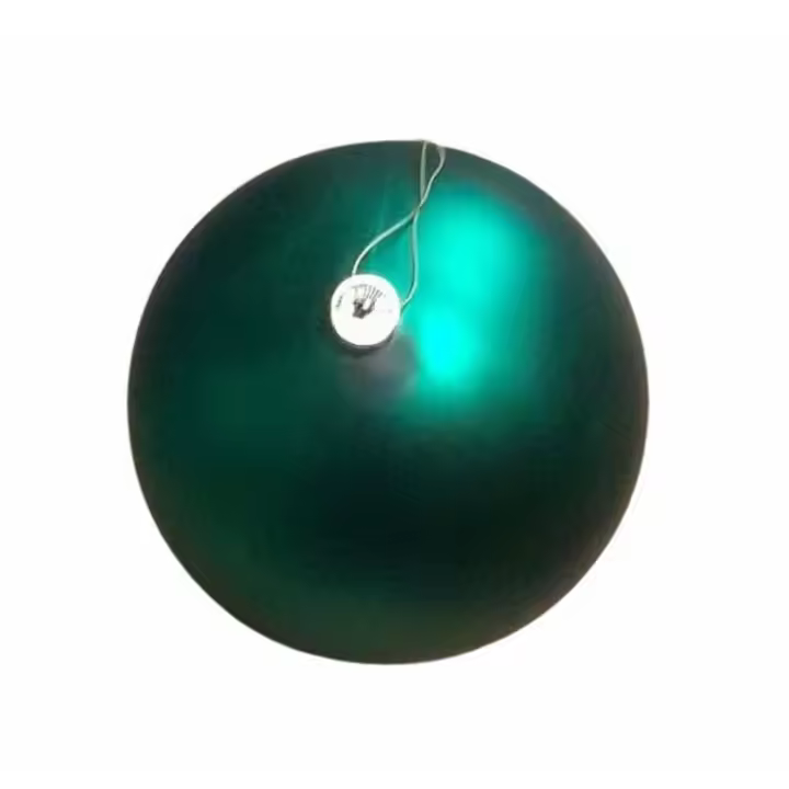 DESTELLO S.L. Bola Navidad Mate Verde 15 Cm - Decoración Navideña - 1