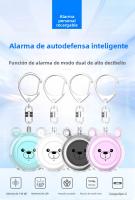 Alarma De Defensa Personal Recargable Mini Para Mujeres Alarma Portátil Para Ancianos Y Niños Alarma De Seguridad Para Autodefensa - details 0