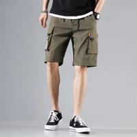 Shorts De Trabajo Para Hombre Con Múltiples Bolsillos Pantalones Cortos Sueltos Y Ligeros Para El Verano Estilo Casual - details 9