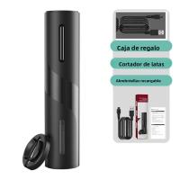 Abrevidrio Eléctrico Recargable Automático O Con Baterías Herramienta De Apertura De Botellas De Vino Para Cocina Y Bar Eco-amigable - details 13