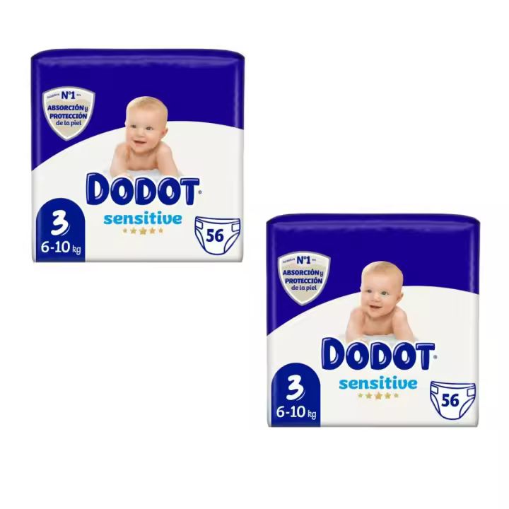 PACK AHORRO - DODOT PAÑAL SENSITIVE TALLA 3 - 1