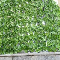 Panel De Hojas Verdes Artificiales 1M/3M Fence Privacidad Falso Para Decoración De Jardín Y Balcones En Exteriores - details 3