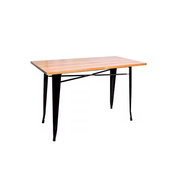 Mesa Torix Rectangular Madera Natural 120 x 60 cm - 1