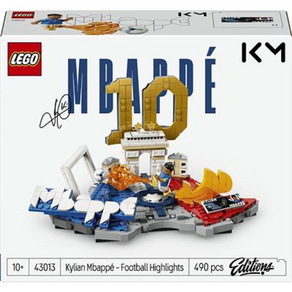 LEGO Editions Football Kylian Mbappé: Fenómenos del Fútbol - 43013